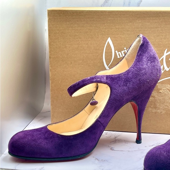 Christian Louboutin Eventa Purple Mary Jane - Picture 3 of 10